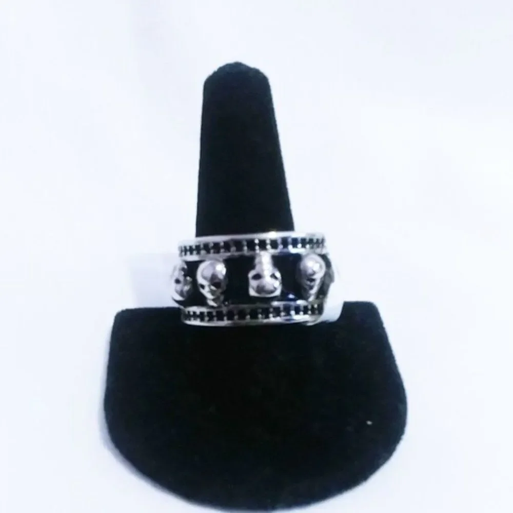 Skull Head Stainless Steel Ring Size 12